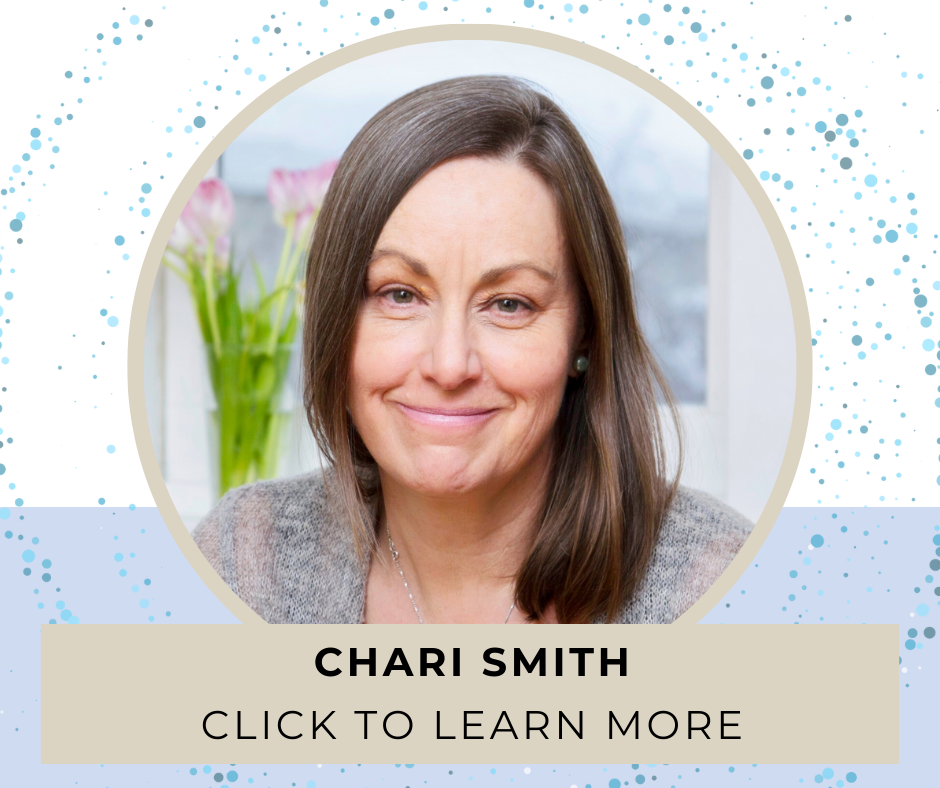 image of Chari Smith with text reading "click to learn more"