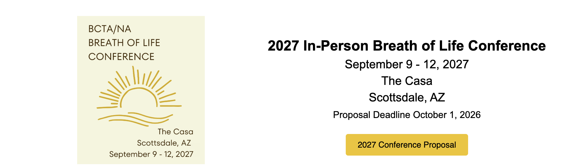 2027 BOL Conference Proposals being accepted now