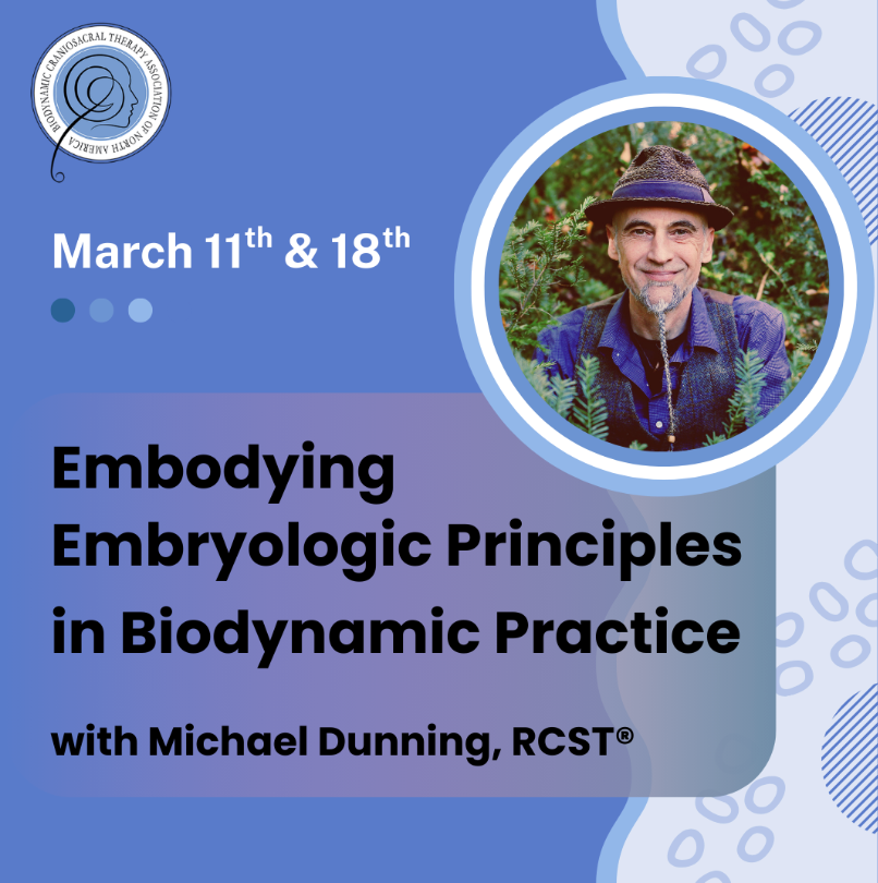 Register for Michael Dunning's Embrological Principles
